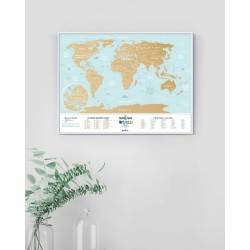 Скретч Карта Світу Travel Map® Holiday Lagoon