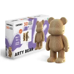 Арт Ведмідь (ARTY BEAR) - Картонний 3D-пазл