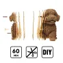 Мальтіпу (MALTIPOO) - Картонний 3Д пазл