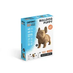 BULLDOG PUPPY - Картонний 3Д пазл