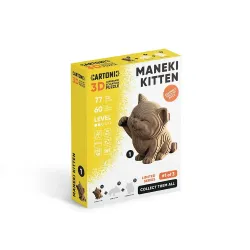 MANEKI KITTEN - Картонний 3Д пазл