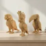 ТРІО ТРОПІЧНИХ ПТАХІВ (TROPICAL BIRDS TRIO) – Картонний 3Д пазл