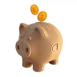 Cвинка скарбничка (PIGGY MONEY BANK) - Картонний 3Д пазл