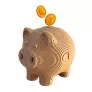 Cвинка скарбничка (PIGGY MONEY BANK) - Картонний 3Д пазл