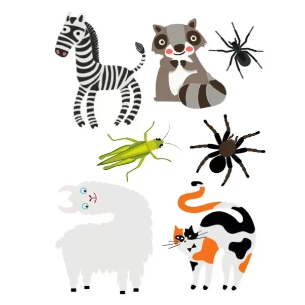 Animal Id - набір тимчасових тату