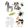 Animal Id - набір тимчасових тату