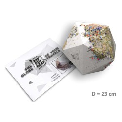 My Pin Map ANTIQUE GLOBE об’ємний 3D Pin Глобус