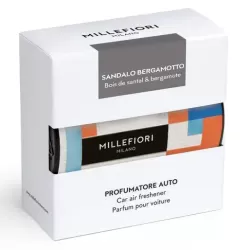 Ароматизатор в авто Sandalo Bergamotto ICON Textile Millefiori Milano