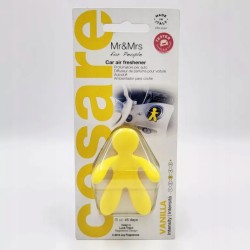 Ароматизатор в авто Mr&Mrs CESARE BLISTER VANILLA-Yellow