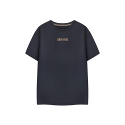 Футболка UKRAINE жіноча графіт (L- XXL)
