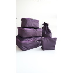 Travel set (color dark purple)