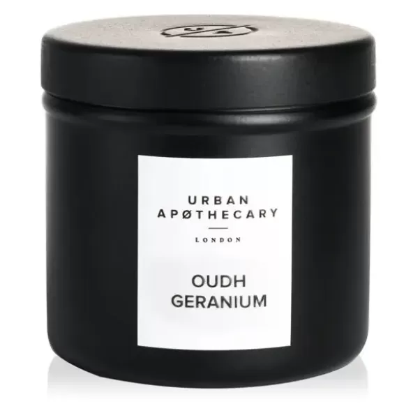 Ароматична travel свічка  Urban apothecary Oudh Geranium 175 г. з димними деревними нотами уда і квітів