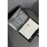 Smart блокнот з зарядкою Еко-шкіра глянець в чорному кольорі павербанк 10000 mAh