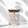 Ароматична свічка з ароматом ванілі та нотами морської солі Woodwick Mini Vanilla & Sea Salt 85 г