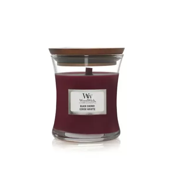 Ароматична свічка з ароматом соковитої черешні Woodwick Medium Black Cherry 275 г