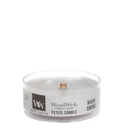 Ароматична свічка з ароматом кедра і тліючого вугілля Woodwick Petite Wood Smoke 31 г