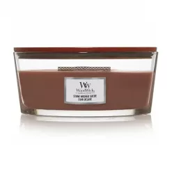 Ароматична свічка з ароматом замші Woodwick Ellipse Stone Washed Suede 453 г