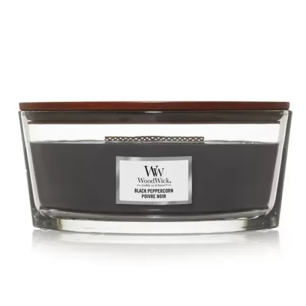 Ароматична свічка з ароматом пряного перцю Woodwick Ellipse Black Peppercorn 453 г