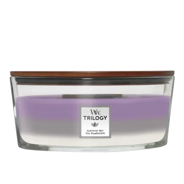 Ароматична свічка Woodwick Ellipse Trilogy Amethyst Sky 453 г