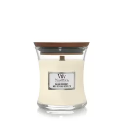 Ароматична свічка з ароматом кокоса та ананаса Woodwick Mini Island Coconut 85 г