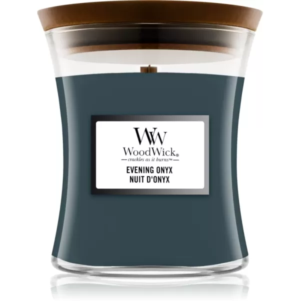 Ароматична свічка з ароматом чорної орхідеї і сандалового дерева Woodwick Medium Evening Onyx 275 г