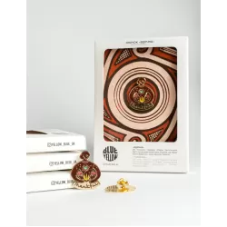 Металевий значок "Вдячна"