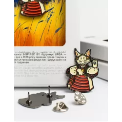 Металевий значок "КОТИК"