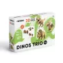Тріо Динозаврів (DINOS TRIO) - Картонний 3D-пазл