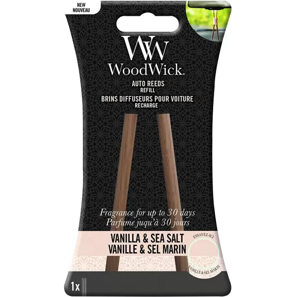 Ароматизатор в машину (картридж змінний) Woodwick Vanilla Sea Salt 20г