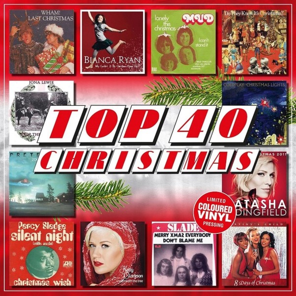 Various Artists - Top 40 - Christmas [LP] - Colored